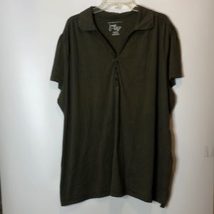 Just My Size Short Sleeve Top 5X PLUS SIZE